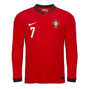 Camiseta Portugal Cristiano Ronaldo 7 Local 2025 Manga Larga