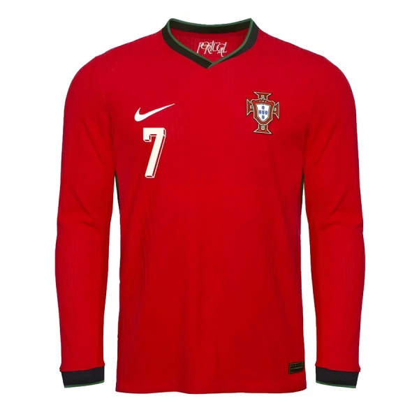 Camiseta Portugal Cristiano Ronaldo 7 Local 2025 Manga Larga