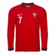 Camiseta Portugal Cristiano Ronaldo 7 Local 2025 Manga Larga