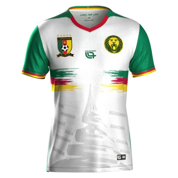 Conjunto Camerún Tercera Equipación 2025 Niño