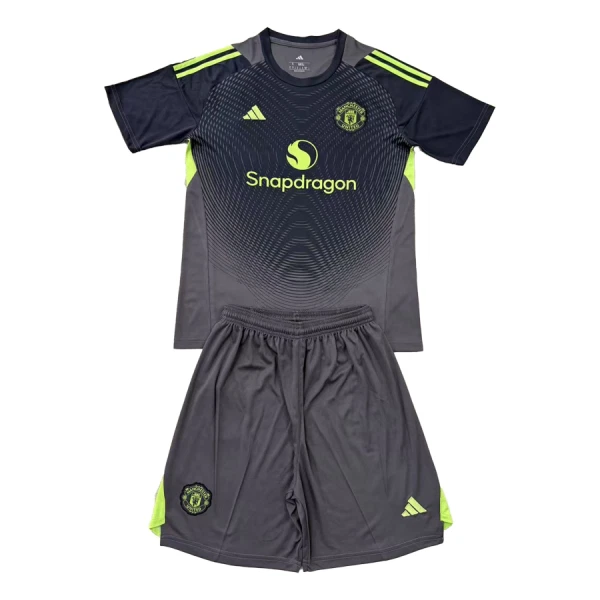 Conjunto Manchester United Portero 2025/2026 Niño Negro