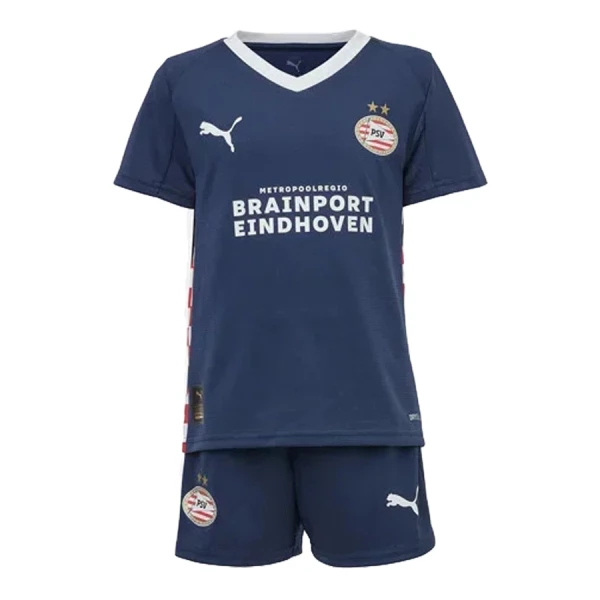 Conjunto PSV Eindhoven Visitante 2025/2026 Niño