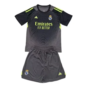 Conjunto Real Madrid Portero 2025/2026 Niño Negro
