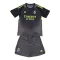 Conjunto Real Madrid Portero 2025/2026 Niño Negro