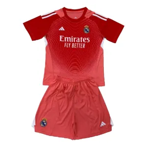Conjunto Real Madrid Portero 2025/2026 Niño Rojo