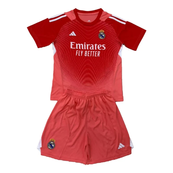 Conjunto Real Madrid Portero 2025/2026 Niño Rojo