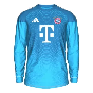 Camiseta FC Bayern Múnich Portero 2025/2026 Azul Manga Larga Camiseta FC Bayern Múnich Portero 2025/2026 Azul Manga Larga