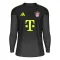 Camiseta FC Bayern Múnich Portero 2025/2026 Negro Manga Larga