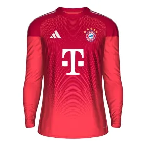 Camiseta FC Bayern Múnich Portero 2025/2026 Rojo Manga Larga Camiseta FC Bayern Múnich Portero 2025/2026 Rojo Manga Larga