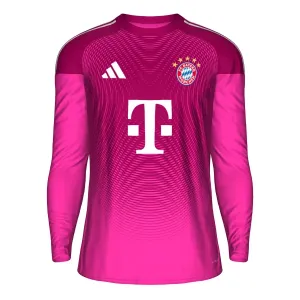 Camiseta FC Bayern Múnich Portero 2025/2026 Rosa Manga Larga