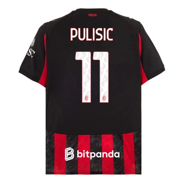 Camiseta AC Milan Christian Pulisic 11 Local 2025/2026