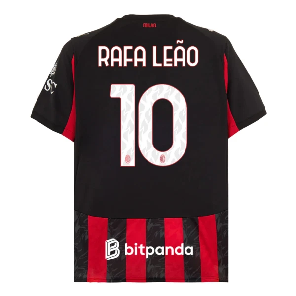 Camiseta AC Milan Rafael Leão 10 Local 2025/2026