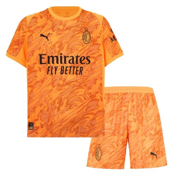 Conjunto AC Milan Portero 2025/2026 Niño Naranja