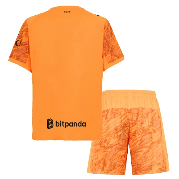 Conjunto AC Milan Portero 2025/2026 Niño Naranja