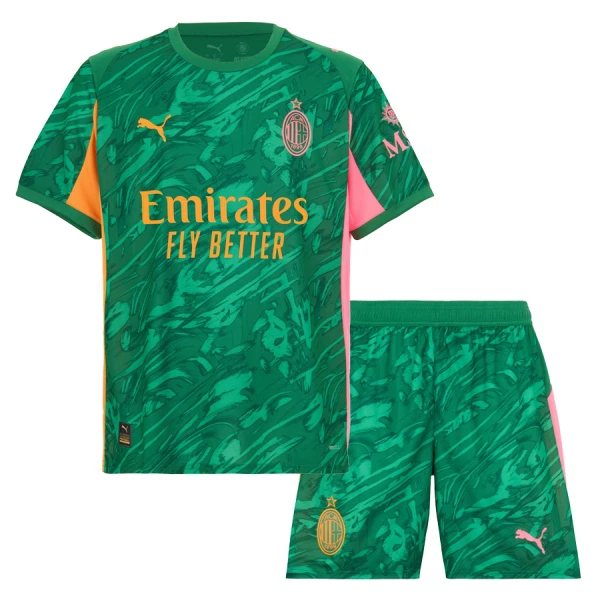 Conjunto AC Milan Portero 2025/2026 Niño Verde