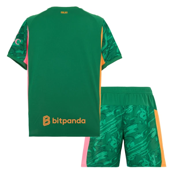 Conjunto AC Milan Portero 2025/2026 Niño Verde