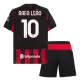 Conjunto AC Milan Rafael Leão 10 Local 2025/2026 Niño
