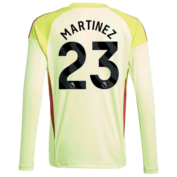 Camiseta Aston Villa Emiliano Martínez 23 Portero 2025/2026 Manga Larga