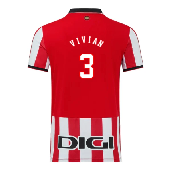 Camiseta Athletic Bilbao Vivian 3 Local 2025/2026 Camiseta Athletic Bilbao Vivian 3 Local 2025/2026