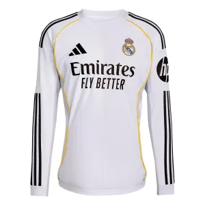 Camiseta Real Madrid Local 2025/2026 Manga Larga