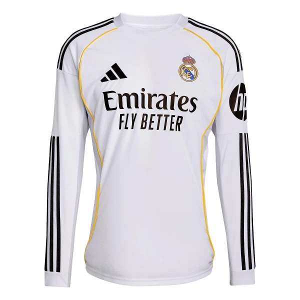 Camiseta Real Madrid Local 2025/2026 Manga Larga