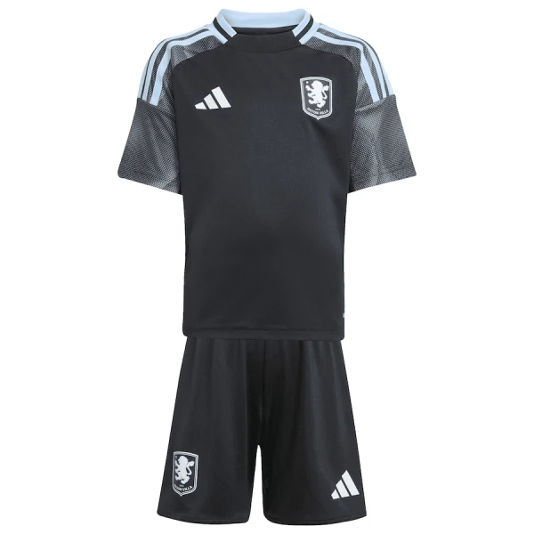 Conjunto Aston Villa Visitante 2025/2026 Niño
