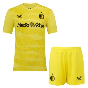 Conjunto Feyenoord Rotterdam Portero 2025/2026 Niño Amarillo