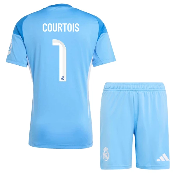 Conjunto Real Madrid Thibaut Courtois 1 Portero 2025/2026 Niño