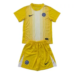 Conjunto Chelsea Portero 2025/2026 Niño Amarillo