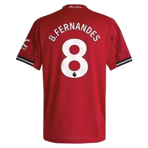 Camiseta Manchester United Bruno Fernandes 8 Local 2025/2026