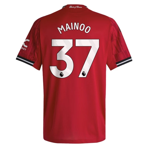 Camiseta Manchester United Kobbie Mainoo 37 Local 2025/2026 Camiseta Manchester United Kobbie Mainoo 37 Local 2025/2026