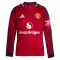 Camiseta Manchester United Local 2025/2026 Manga Larga