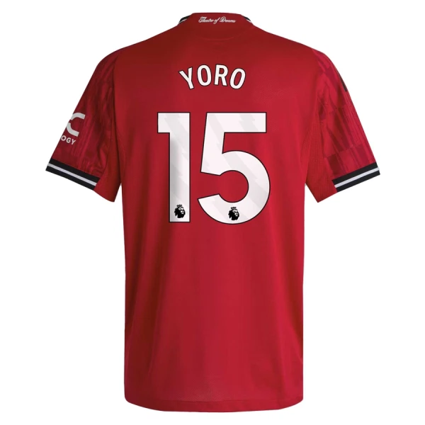 Conjunto Manchester United Leny Yoro 15 Local 2025/2026 Niño