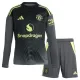 Conjunto Manchester United Local Portero 2025/2026 Niño Manga Larga