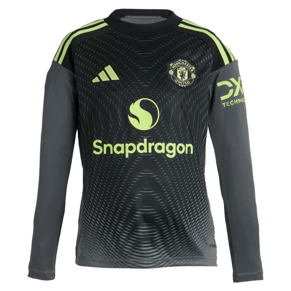 Conjunto Manchester United Local Portero 2025/2026 Niño Manga Larga