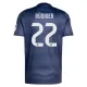 Camiseta Real Madrid Antonio Rüdiger 22 Visitante 2025/2026