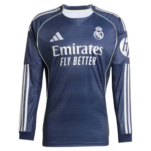 Camiseta Real Madrid Visitante 2025/2026 Manga Larga