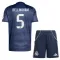 Conjunto Real Madrid Jude Bellingham 5 Visitante 2025/2026 Niño