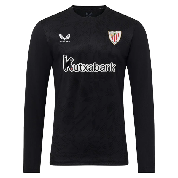 Camiseta Athletic Bilbao Portero 2025/2026 Negro Manga Larga