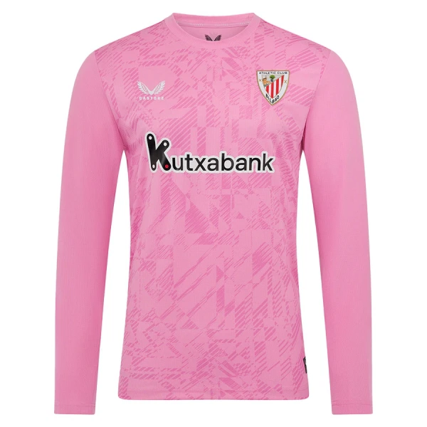 Camiseta Athletic Bilbao Portero 2025/2026 Rosa Manga Larga