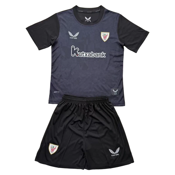 Conjunto Athletic Bilbao Portero 2025/2026 Niño Negro