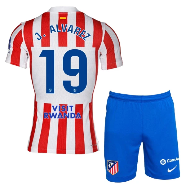 Conjunto Atlético Madrid Julián Álvarez 19 Local 2025/2026 Niño