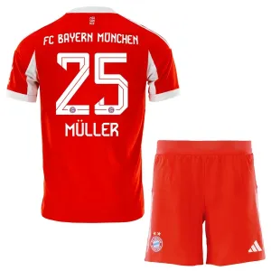 Conjunto FC Bayern Múnich Thomas Müller 25 Local 2025/2026 Niño