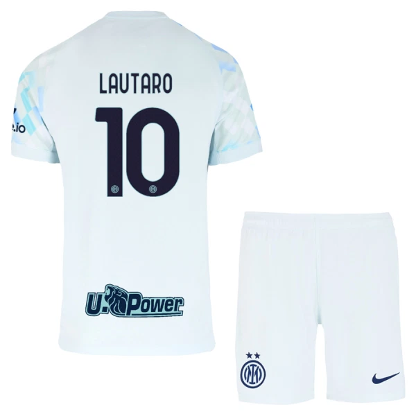 Conjunto Inter de Milán Lautaro Martínez 10 Visitante 2025/2026 Niño