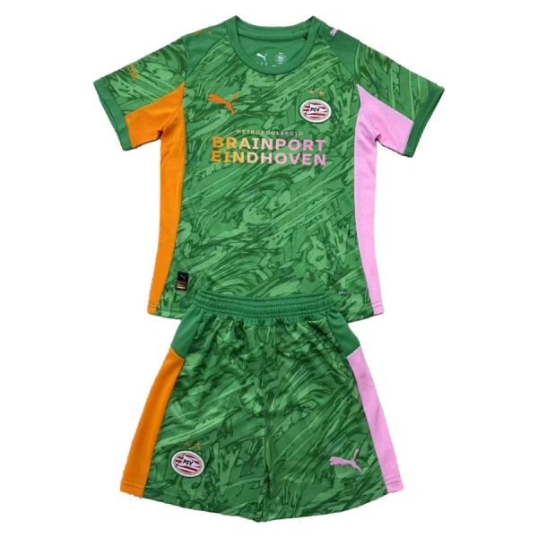 Conjunto PSV Eindhoven Portero 2025/2026 Niño Verde