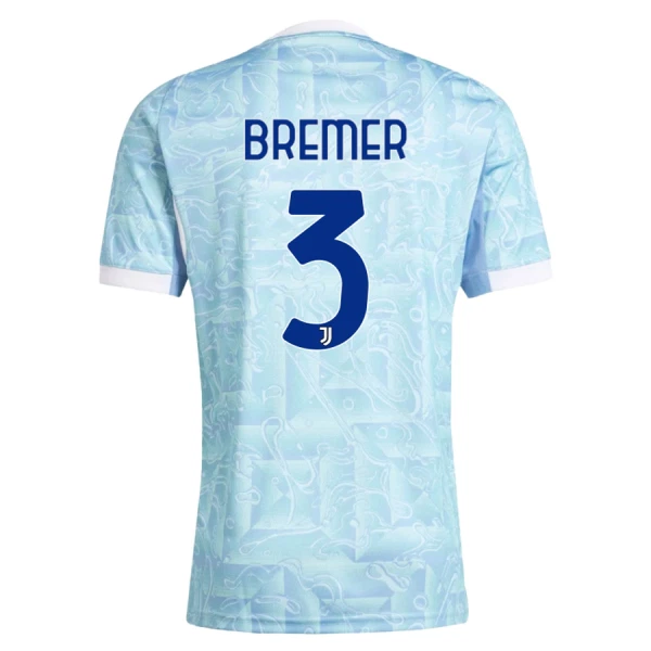 Conjunto Juventus Bremer 3 Visitante 2025/2026 Niño