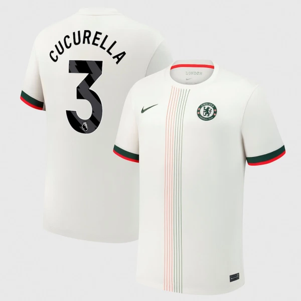 Camiseta Chelsea Cucurella 3 Visitante 2025/2026