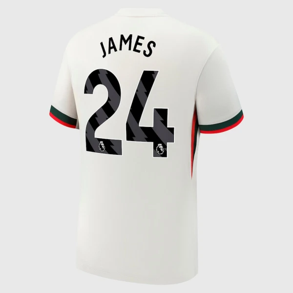 Camiseta Chelsea James 24 Visitante 2025/2026