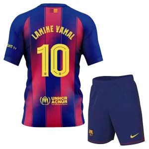 Conjunto FC Barcelona Lamine Yamal 10 Local 2025/2026 Niño
