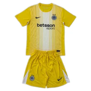 Conjunto Inter de Milán Portero 2025/2026 Niño Amarillo